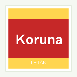 Koruna - leták