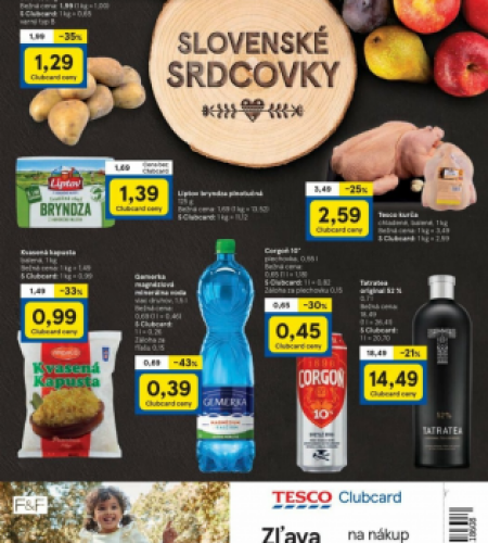 Tesco leták