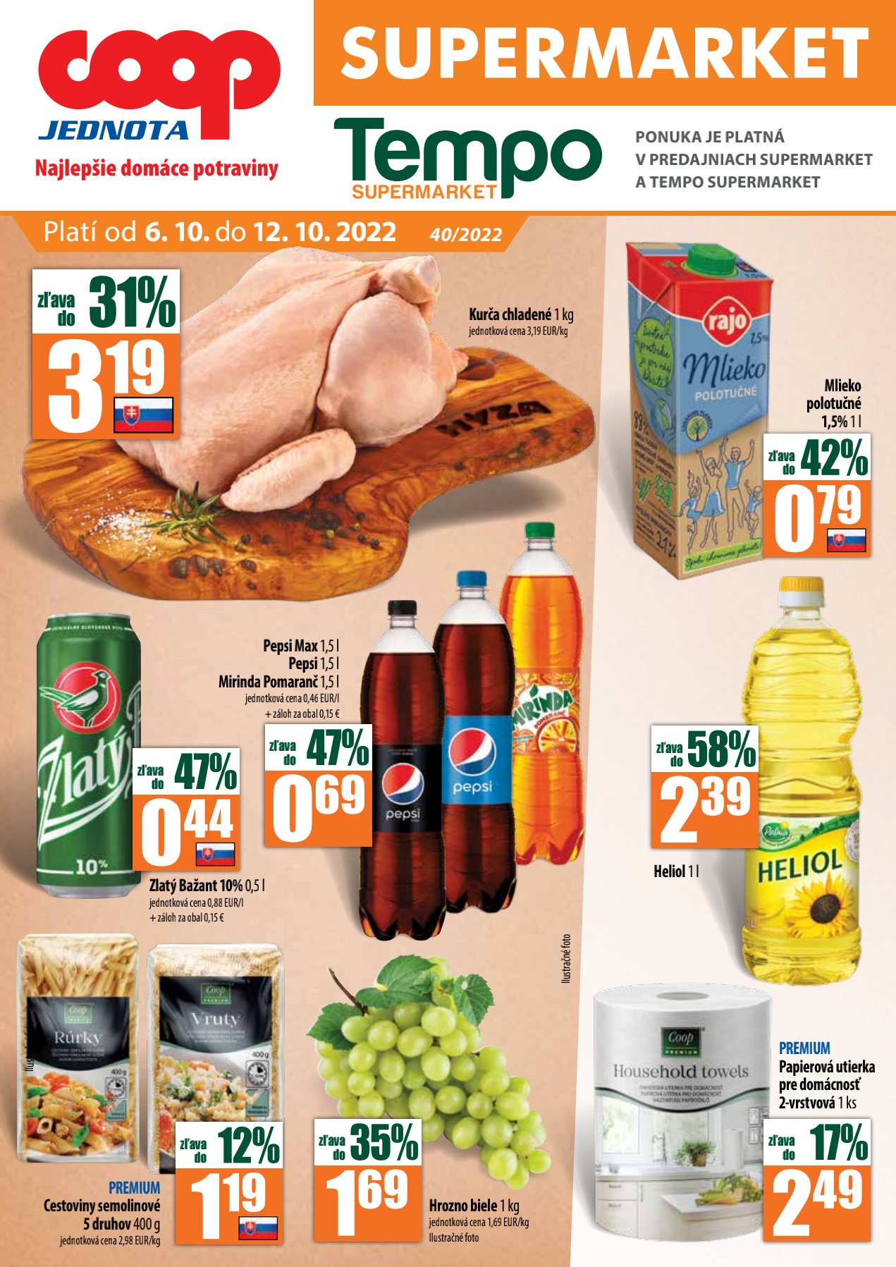 COOP Jednota  leták – strana 1