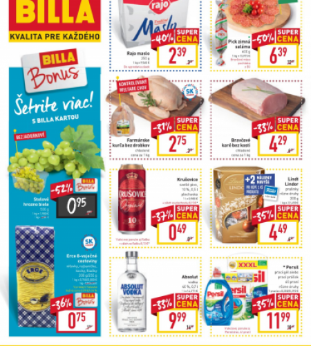 Billa leták od 12.10.2022 do 18.10.2022
