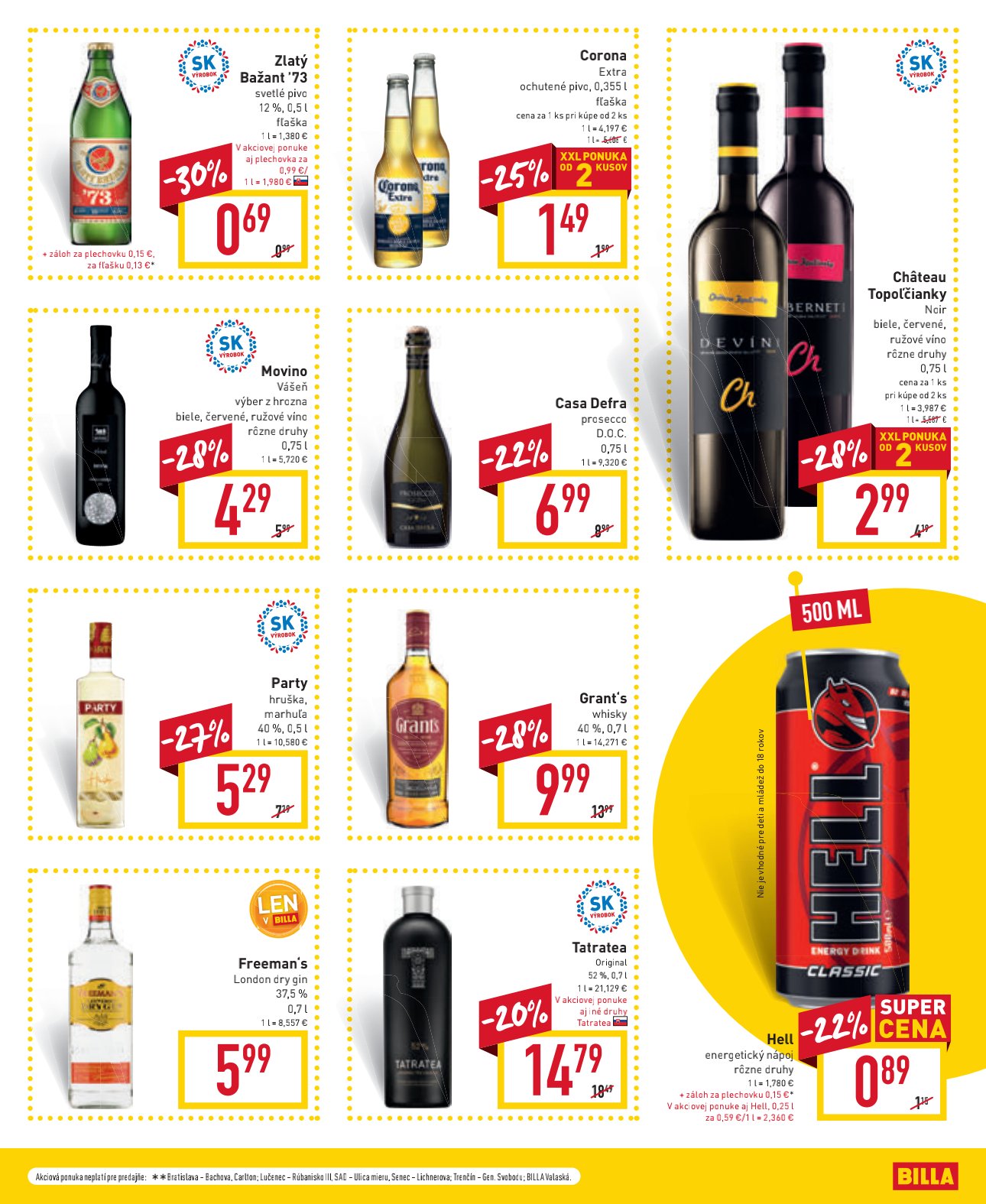 Billa leták – strana 16