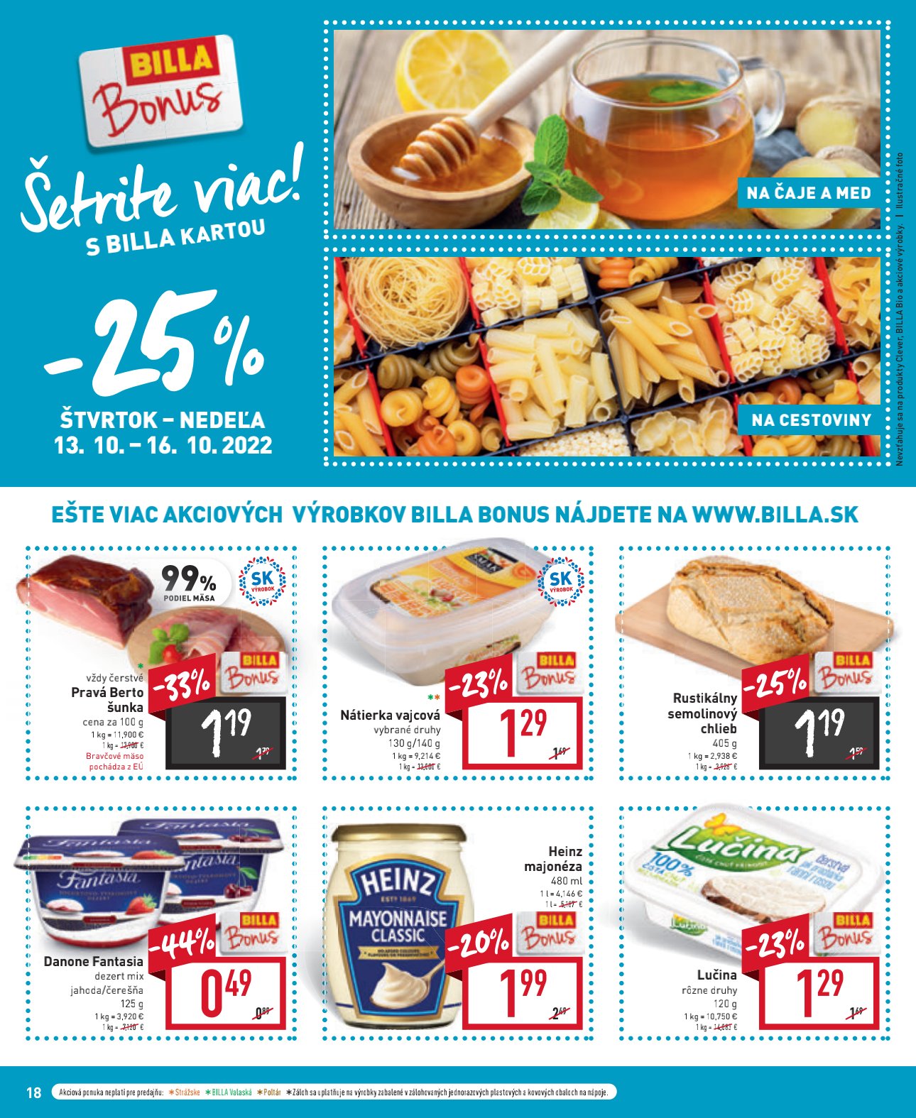Billa leták – strana 19