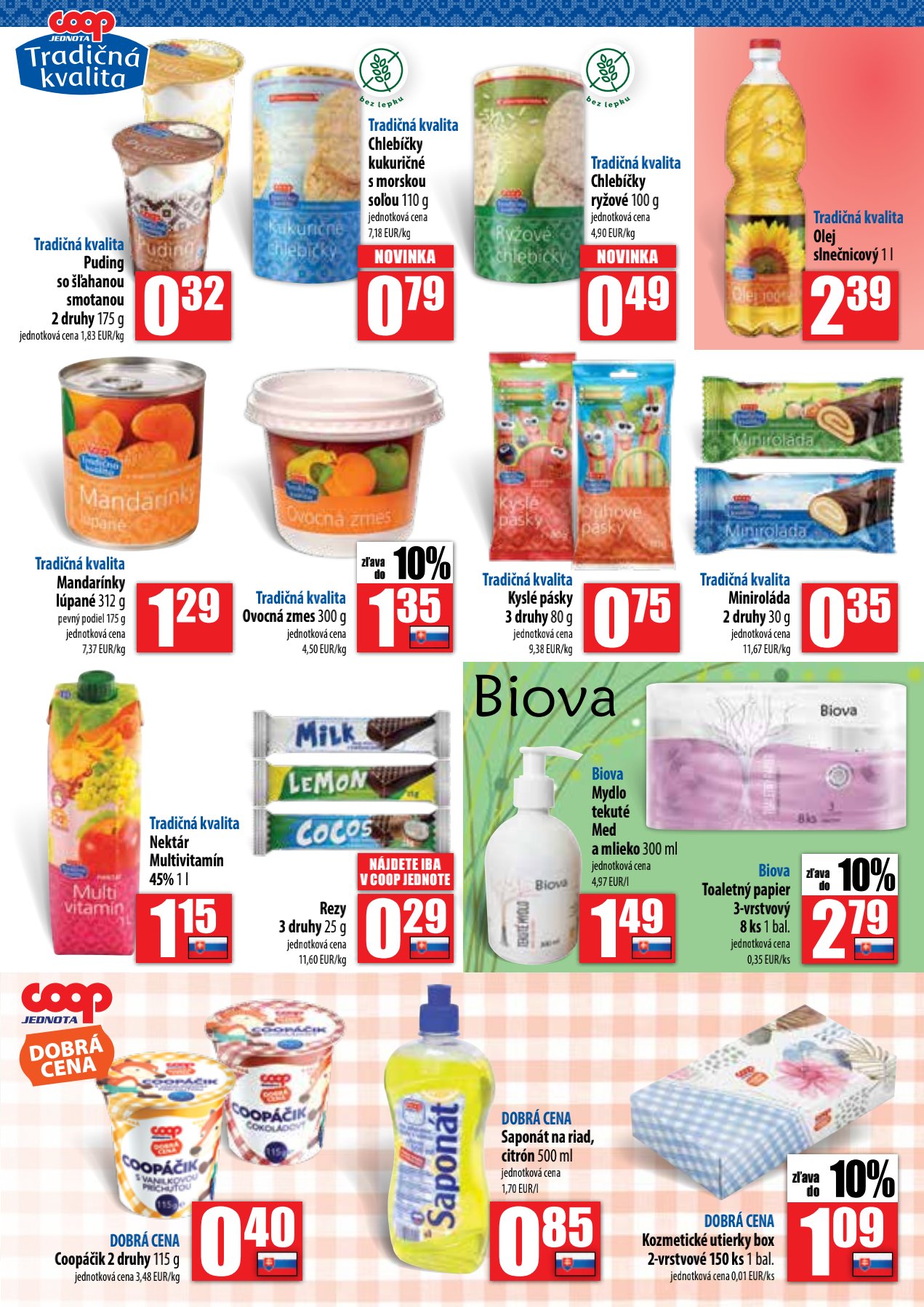 COOP Jednota  SUPERMARKET leták – strana 15