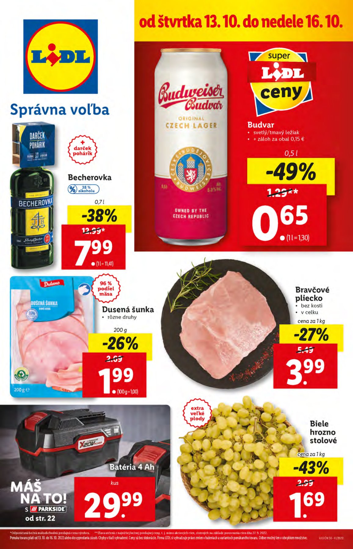 Lidl leták – strana 1