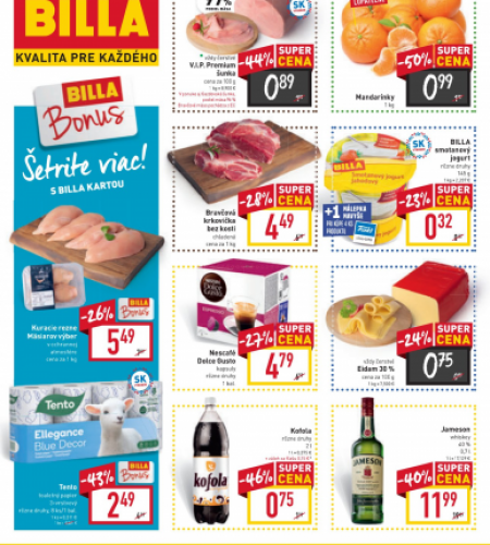 Billa leták od 19.10.2022 do 28.10.2022