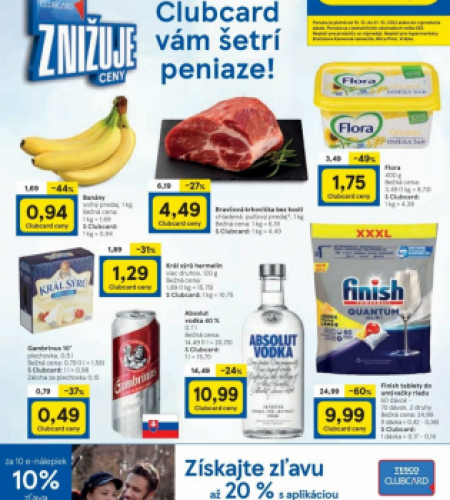Tesco leták od 19.10.2022 do 25.10.2022