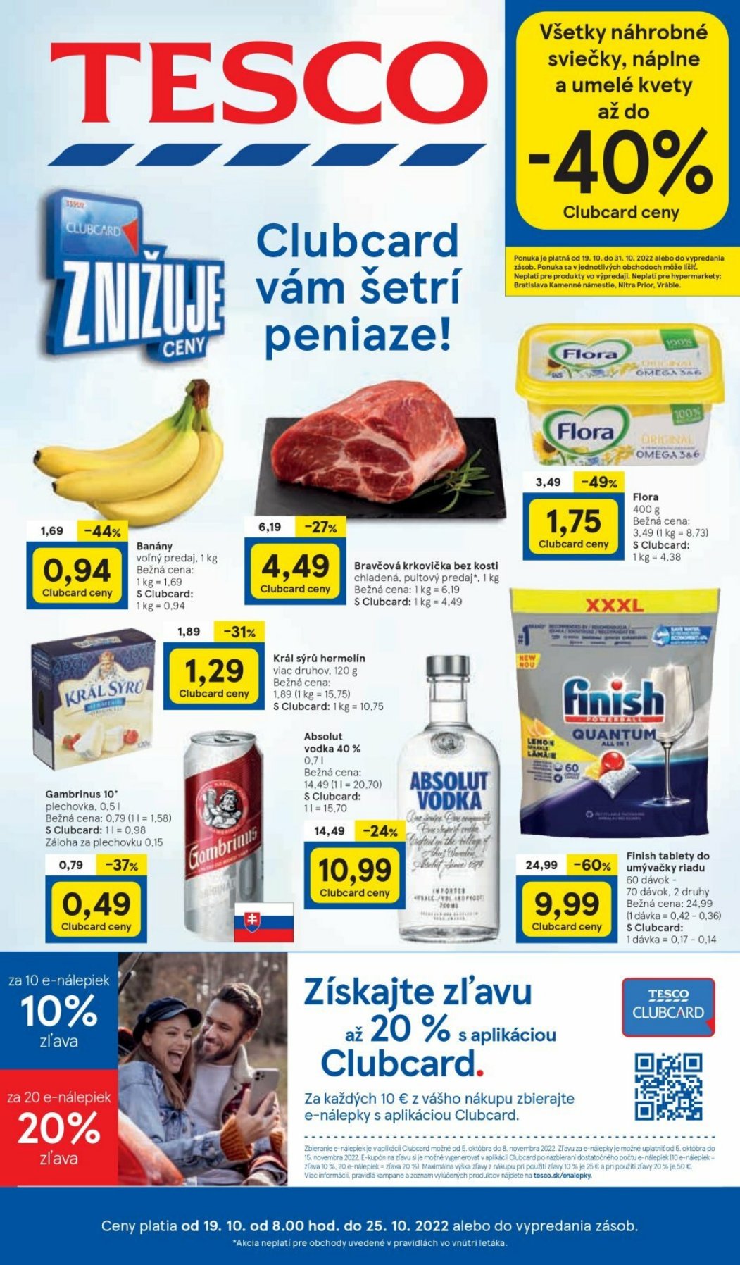 Tesco leták – strana 1
