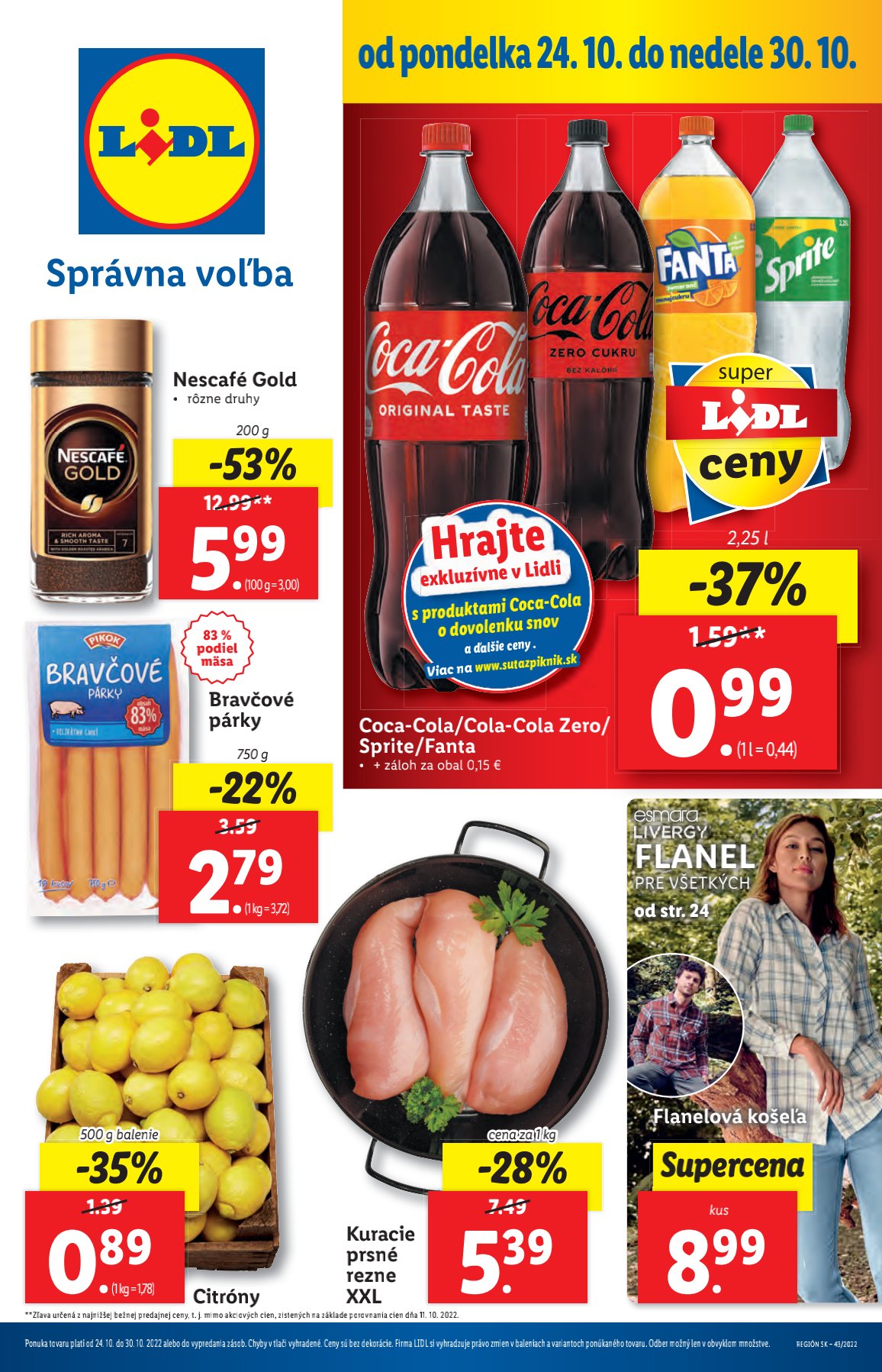 Lidl leták – strana 1