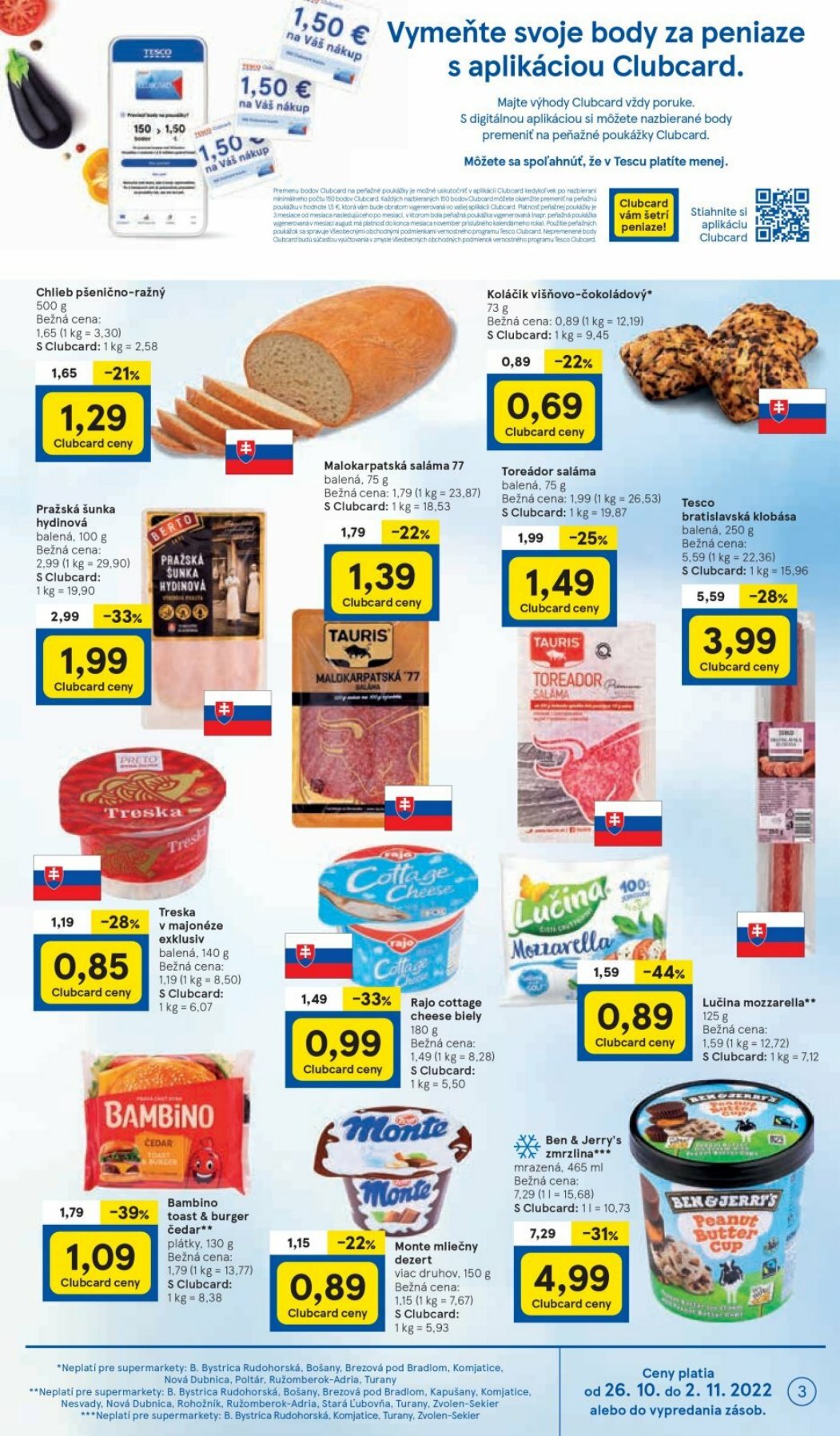 Tesco leták – strana 3