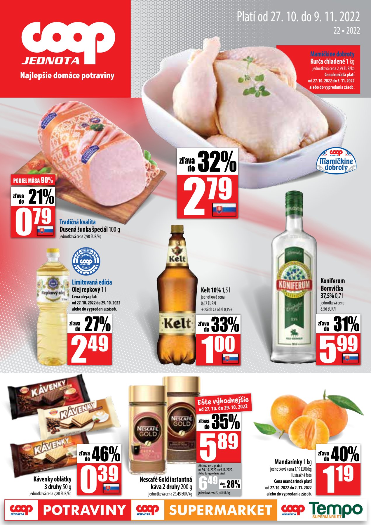 COOP Jednota  leták – strana 1