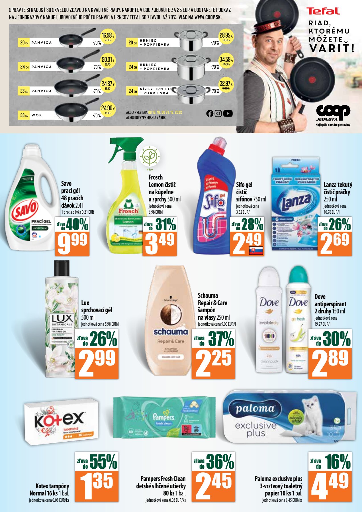 COOP Jednota SUPERMARKET leták – strana 9