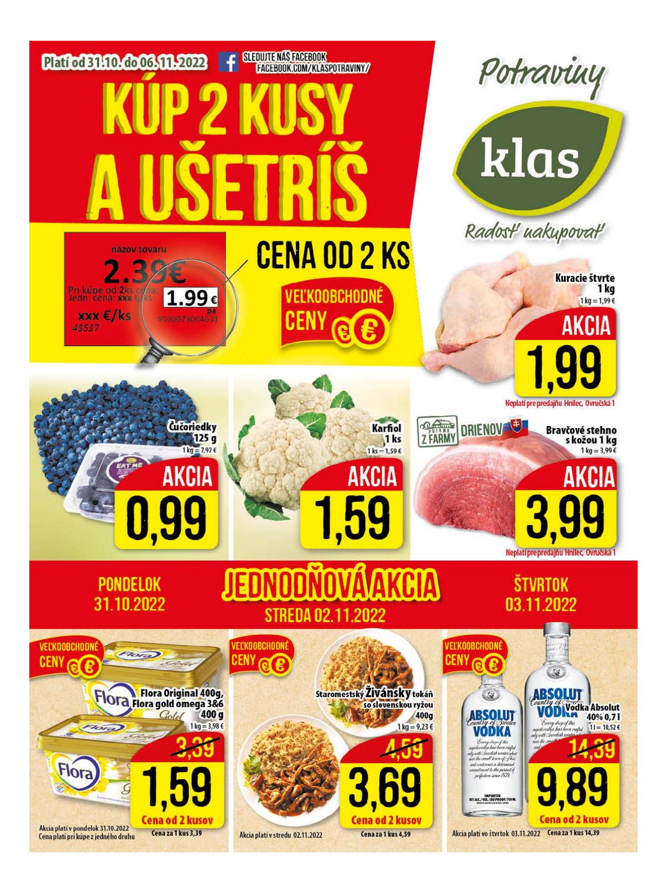 Klas - leták – strana 1