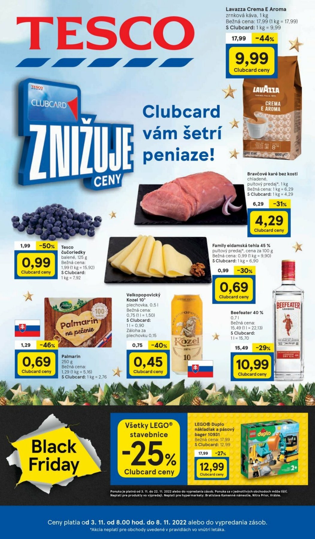 Tesco leták – strana 1