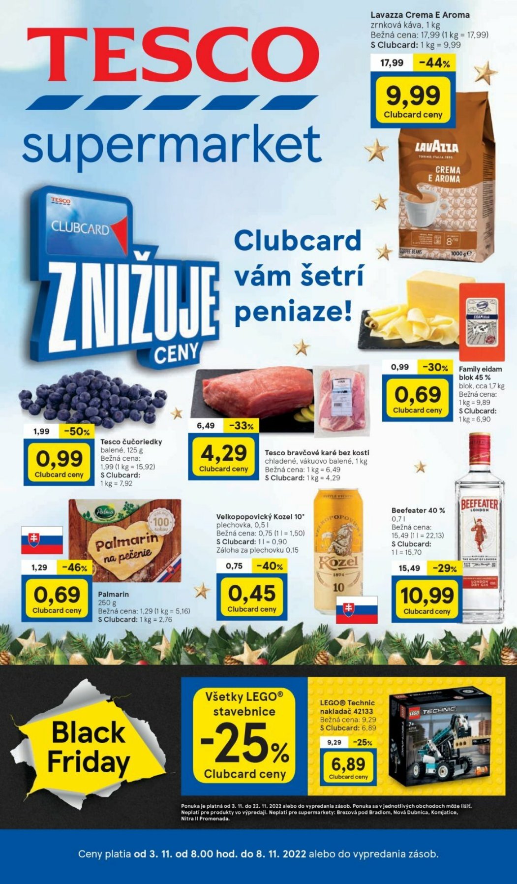 Tesco leták – strana 1