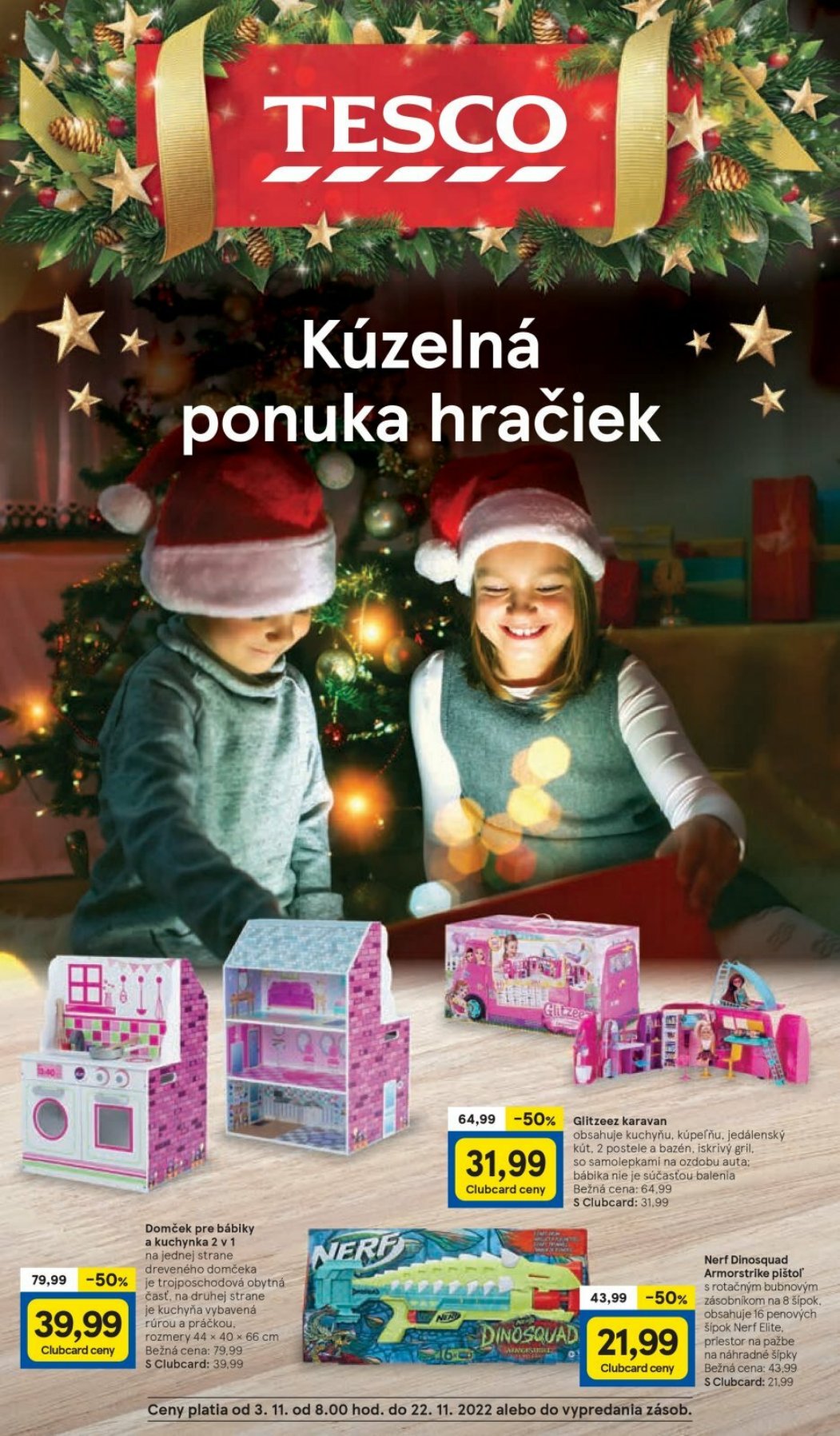 Tesco leták – strana 1