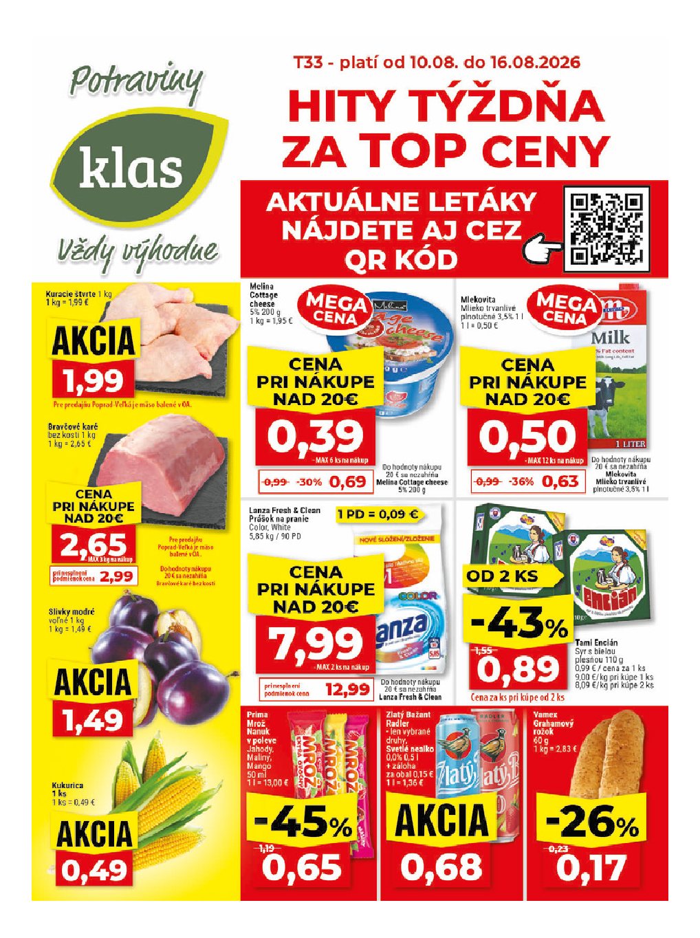 Klas aktuálny leták