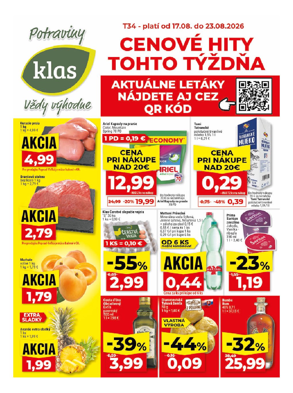 Klas aktuálny leták