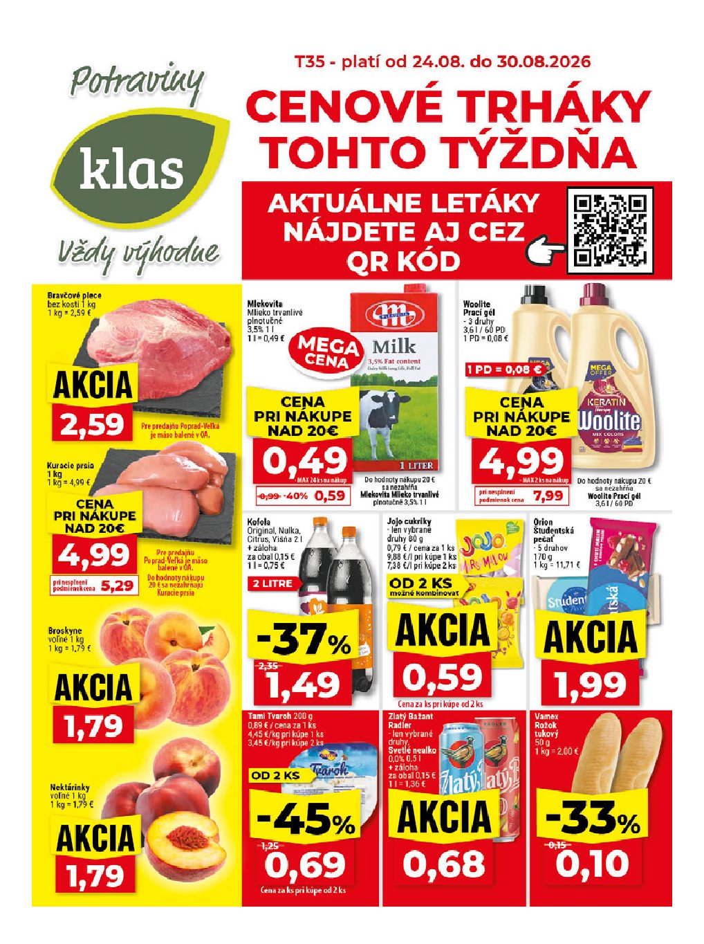 Klas aktuálny leták