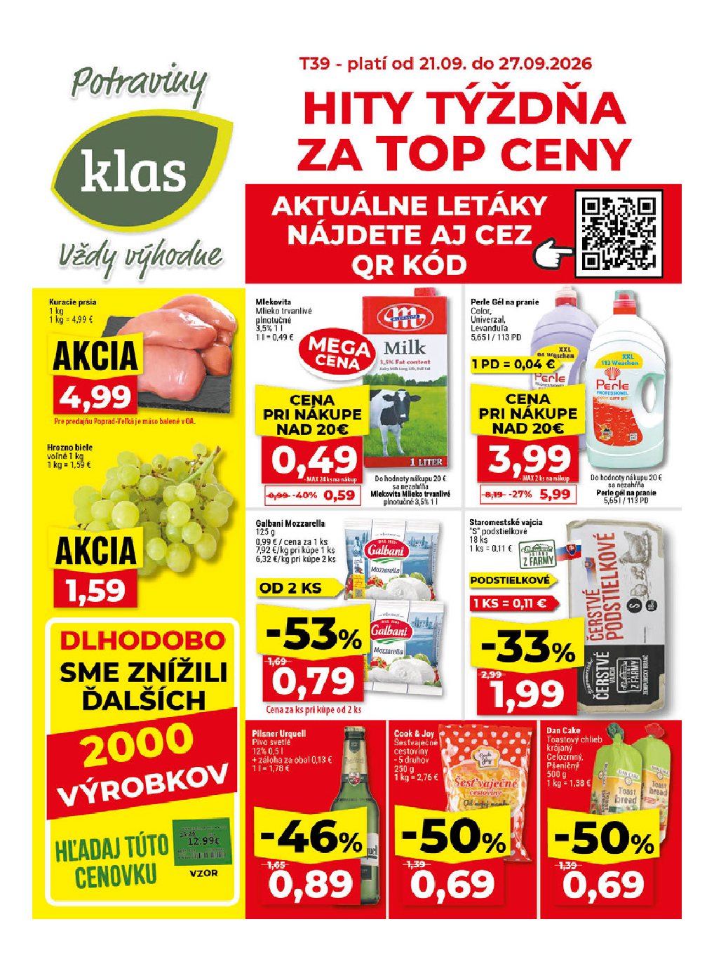 Klas aktuálny leták