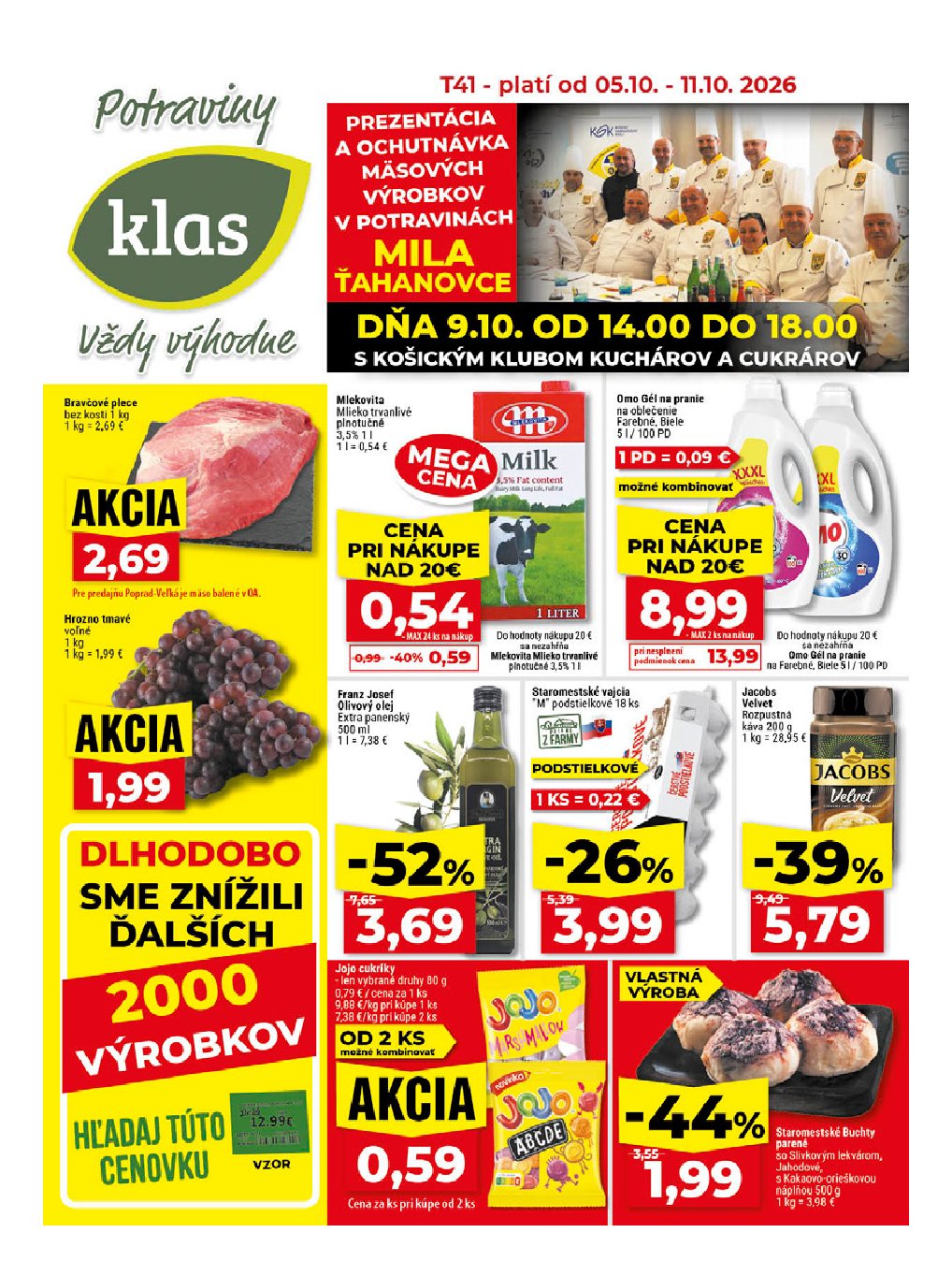 Klas aktuálny leták