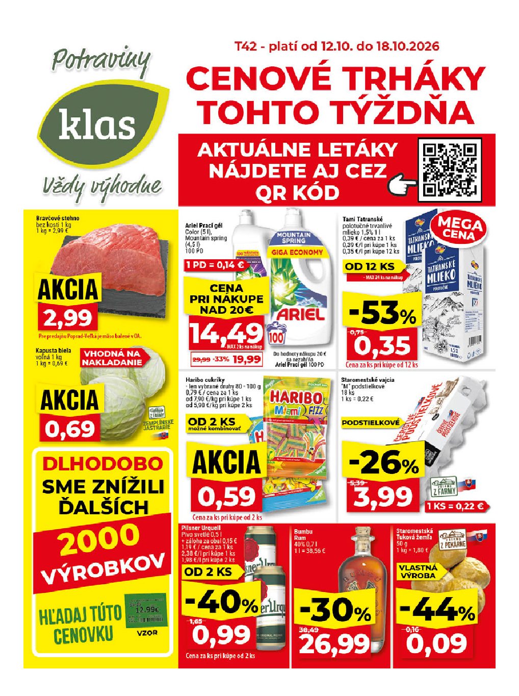 Klas aktuálny leták
