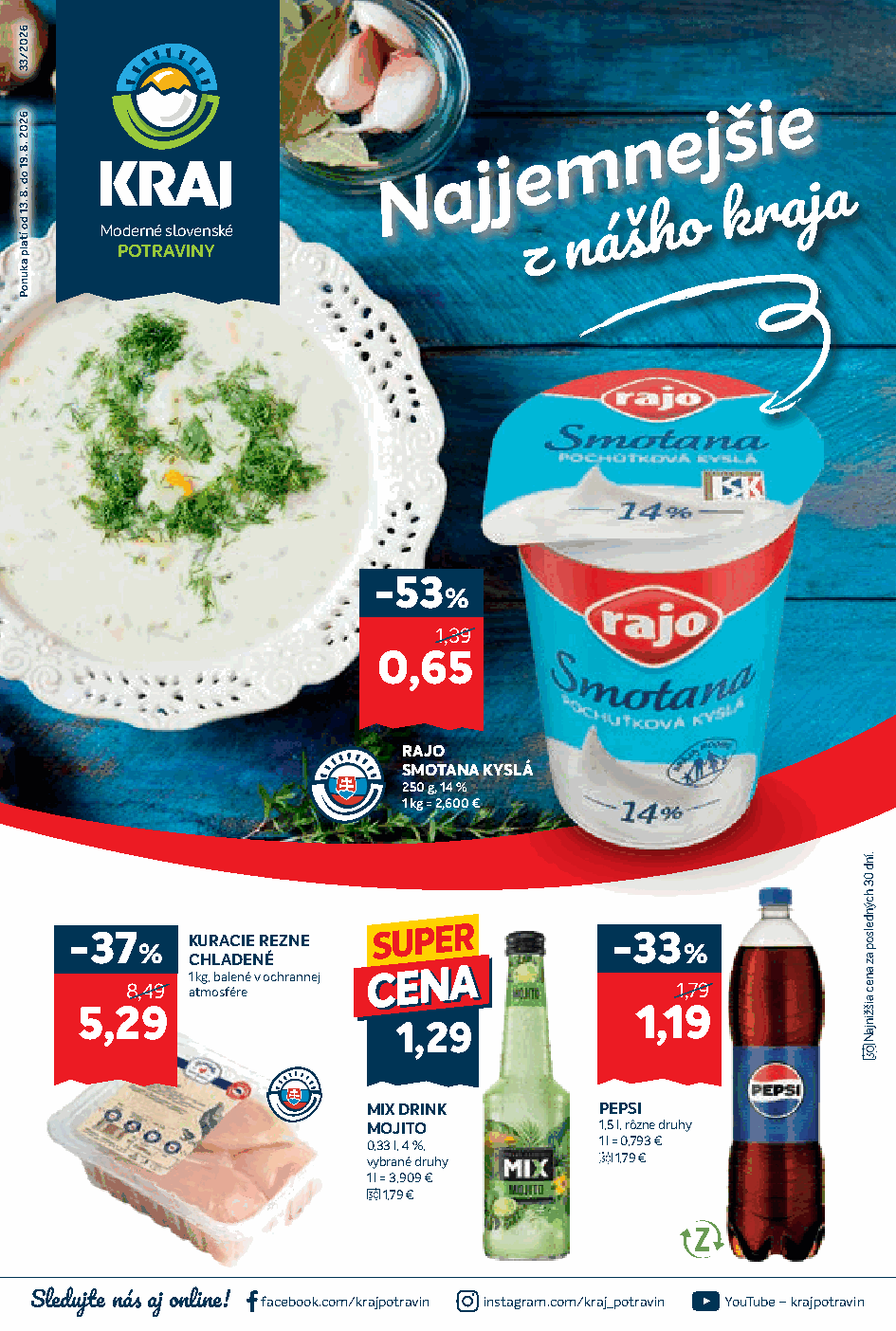 Kraj aktuálny leták – strana 1