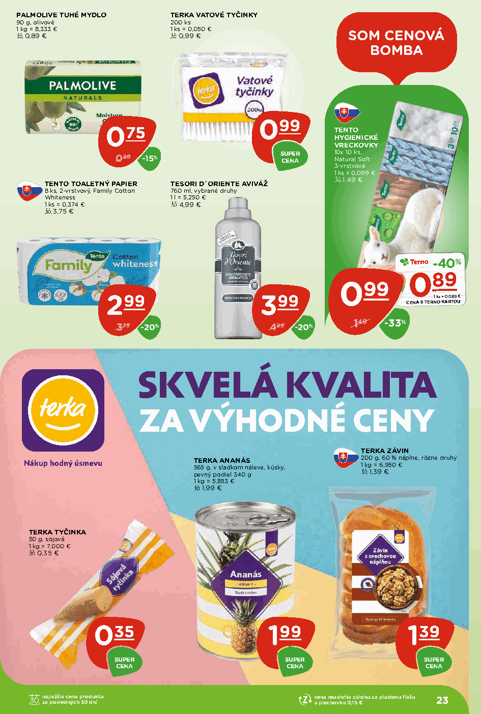 Terno aktuálny leták – strana 23