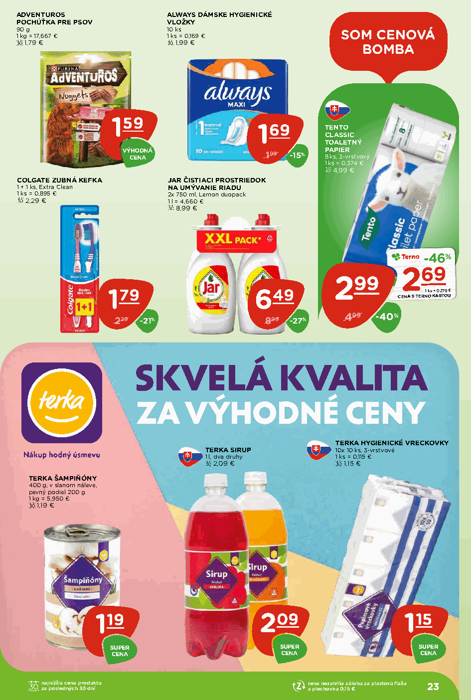 Terno aktuálny leták – strana 23