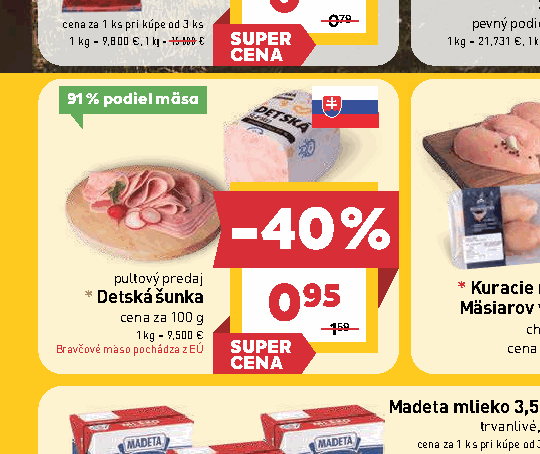 Detská šunka