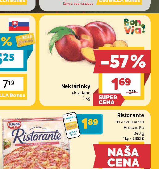Nektárinky ukladané