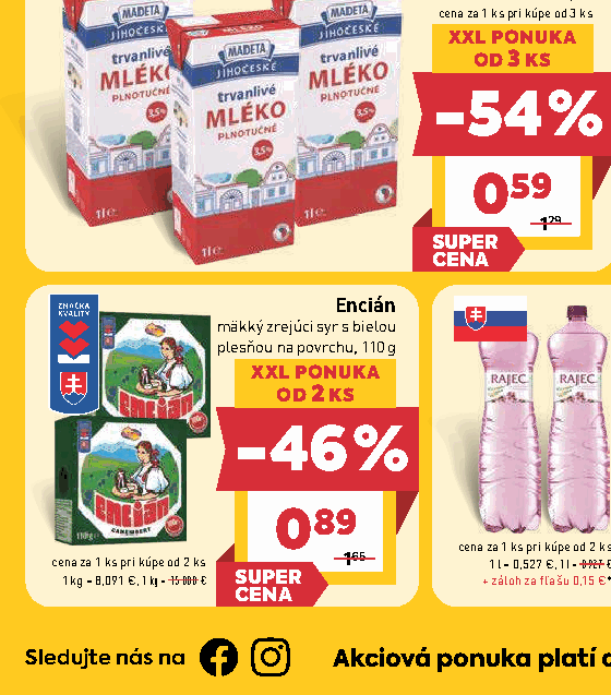 Encián mäkký zrejúci syr s bielou plesňou na povrchu, 110 g
