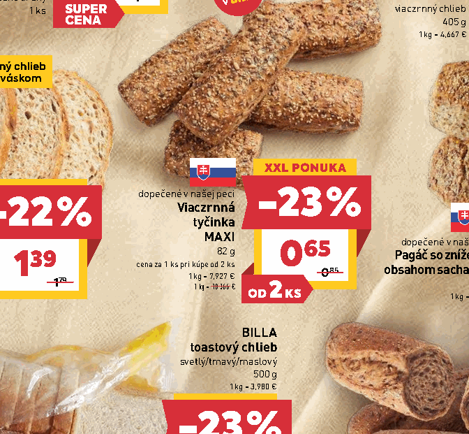 Viaczrnná tyčinka MAXI BILLA