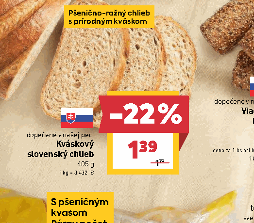Kváskový slovenský chlieb