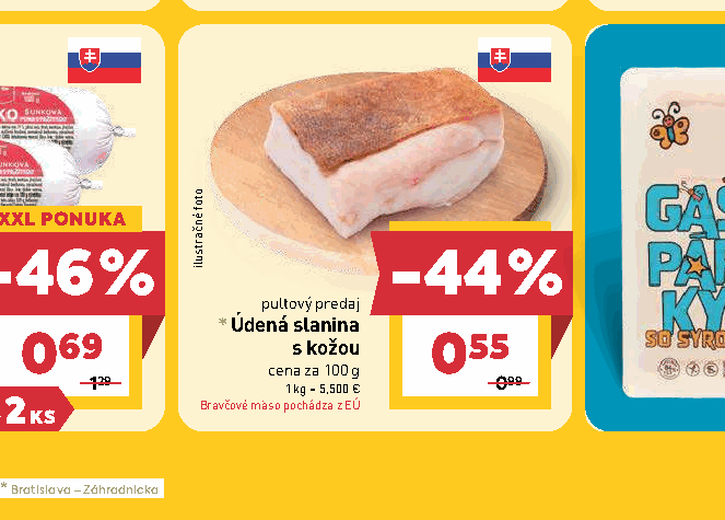 Údená slanina s kožou
