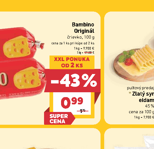 Bambino Originál črievko, 100 g