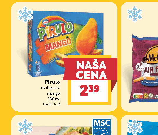 Pirulo multipack mango