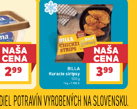 BILLA Kuracie stripsy