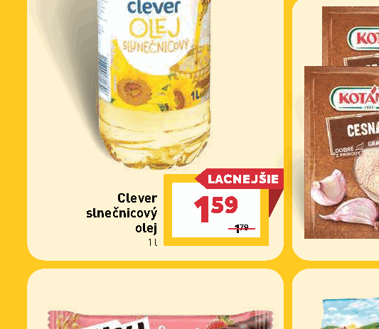 Clever slnečnicový olej