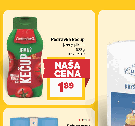 Podravka kečup jemný, pikant