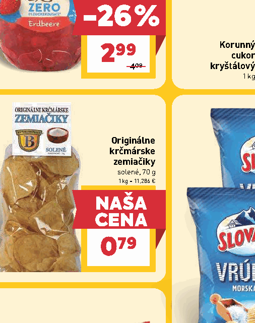 Originálne krčmárske zemiačiky solené, 70 g