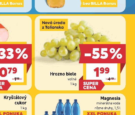 Hrozno biele voľné