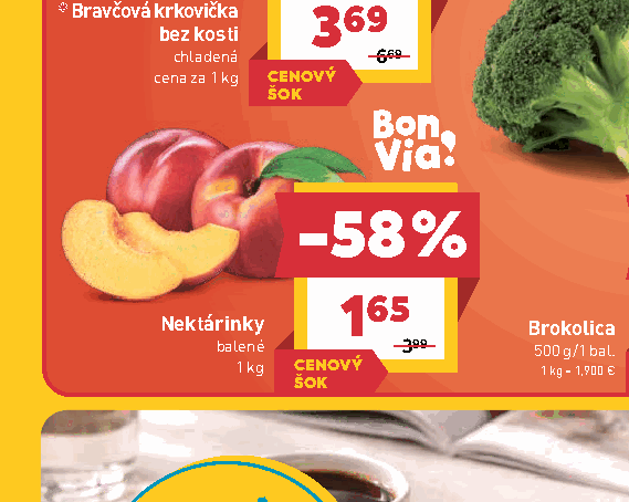 Nektárinky balené