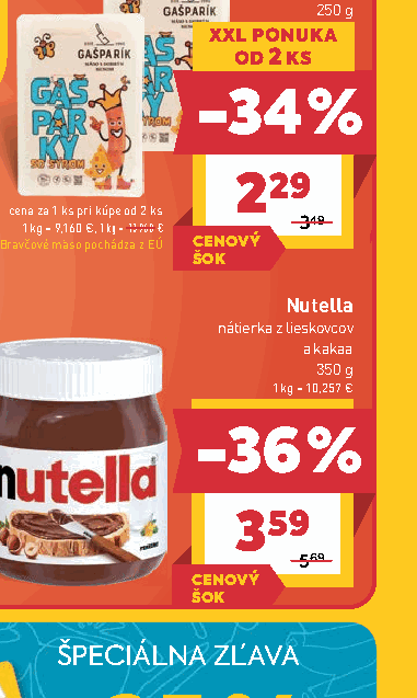 Nutella nátierka z lieskovcov a kakaa