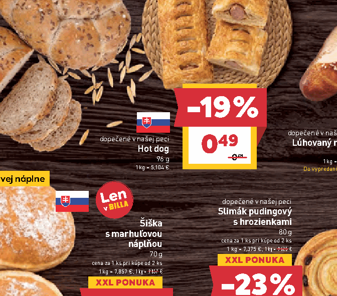 Hot dog Šiška s marhuľovou