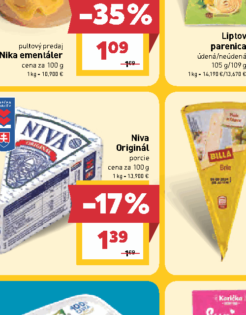 Niva Originál porcie