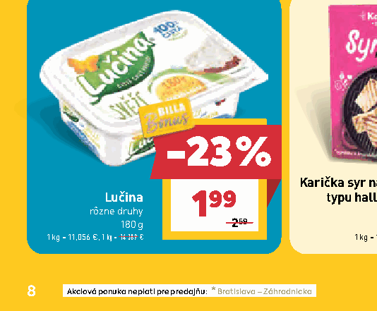 Lučina rôzne druhy
