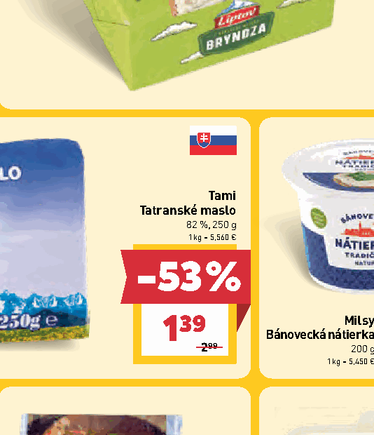 Tami Tatranské maslo