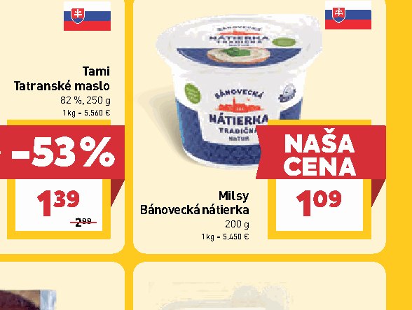 Milsy Bánovecká nátierka