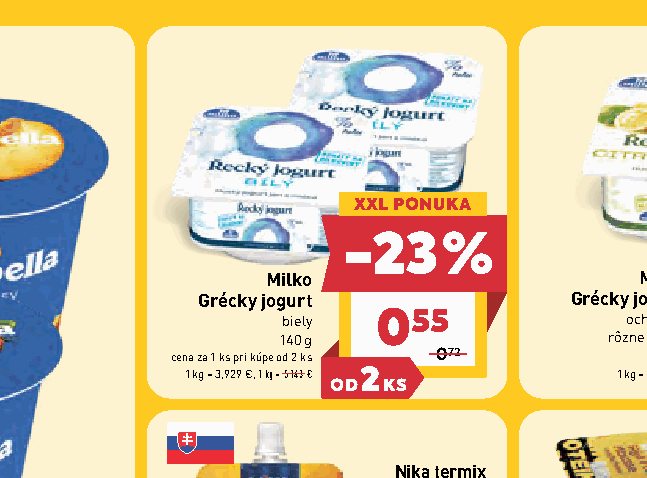 Milko Grécky jogurt biely
