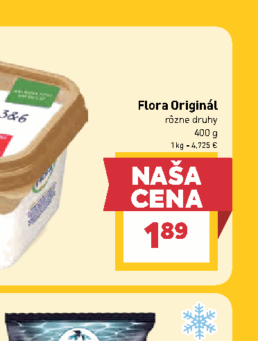 Flora Originál rôzne druhy